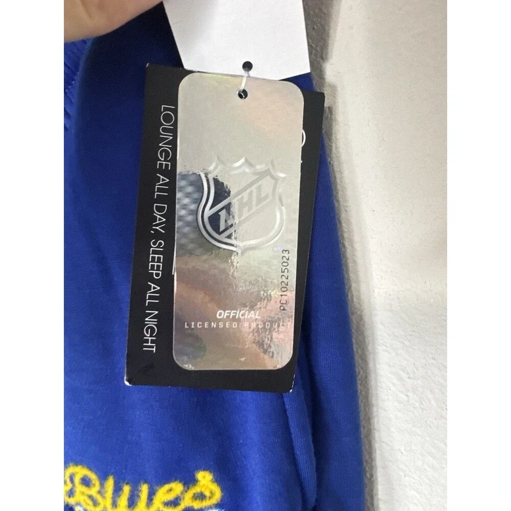 Sideline Apparel St. Louis Blues NHL Lounge Pants Blue Women’s Size XL Licensed